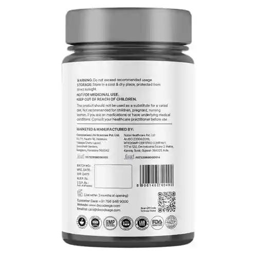 DECODE AGE DAKE Supplement | Multivitamin Supplement | Supports Vision, Immunity, Bone, Heart and Skin Health | Vitamin D3, K2 (MK7), A & E | 30 Capsules, Vegan
