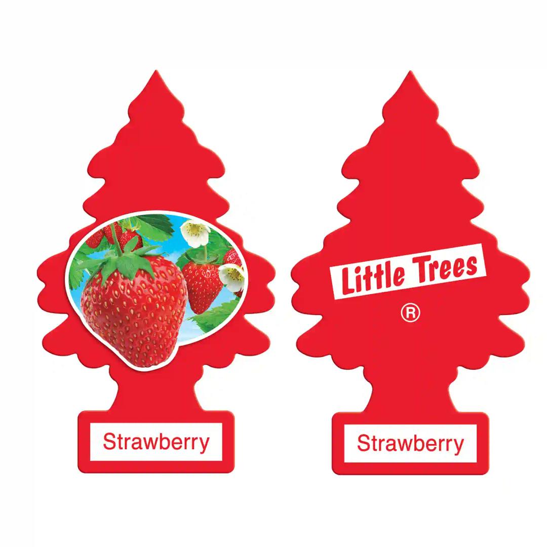 LITTLE TREES Car Freshener - Strawberry (Pack of 4)