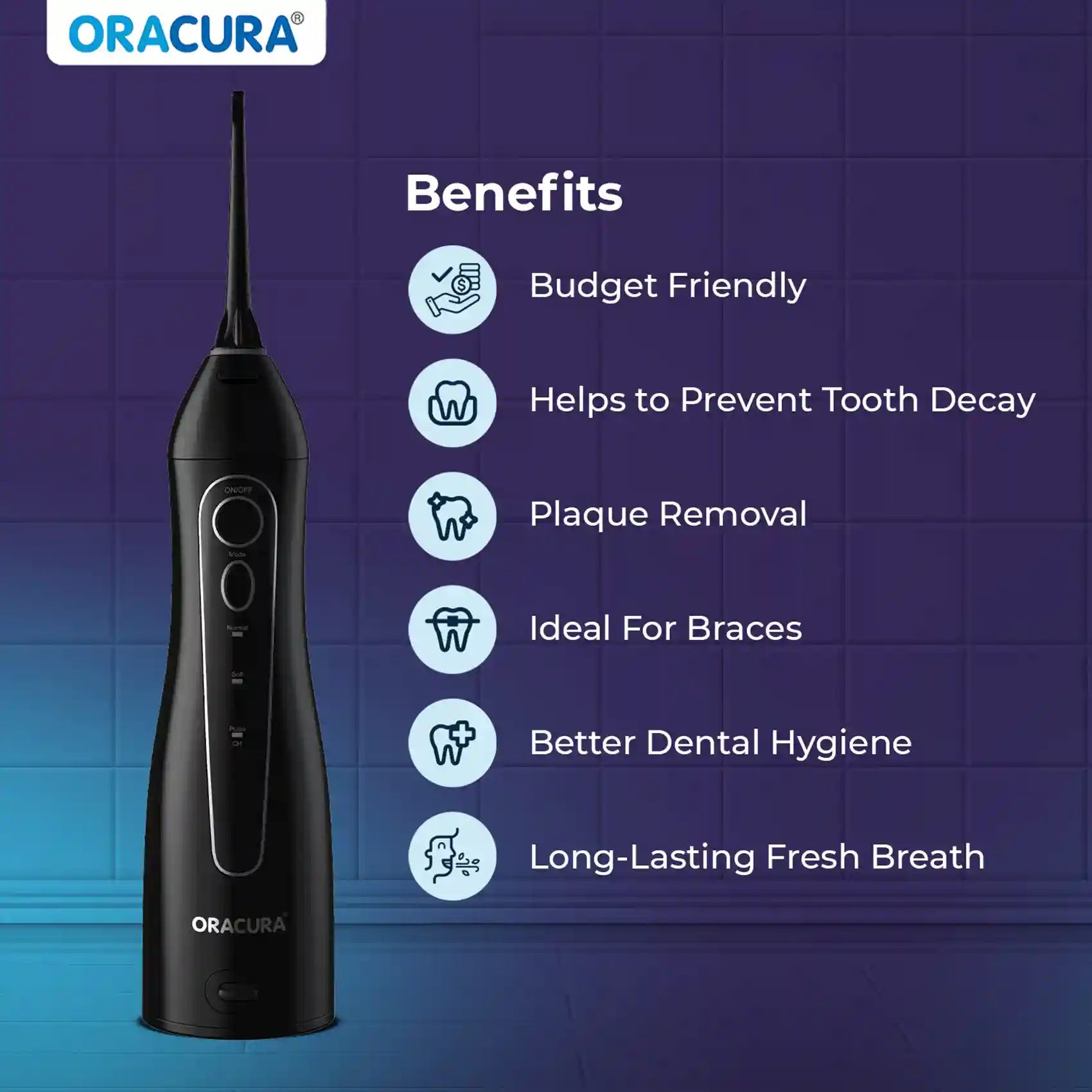 OC150 LITE Smart Water Flosser® - Black