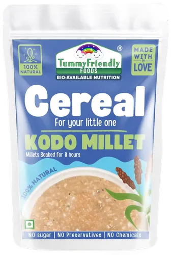 Tummyfriendly Foods Kodo Millet Cereal For Baby Toddler Kids 2 Year Old | Baby Food For 2+ Year Old | Maximum Nutrition From Real Food. Available In Trial Baby Packs Too. 100G