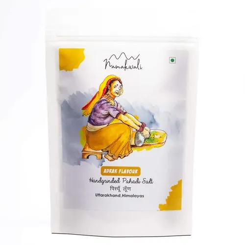 Namakwali Pahadi Salt Hand Grounded On Silbatta (Adrak Flavour), 400Gm