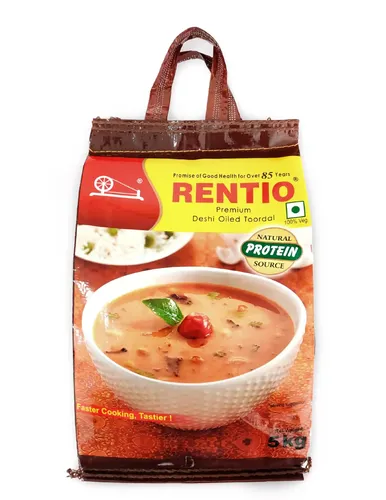 RENTIO Premium Desi Toor Dal | Oiled Toor Dal | Arhar Dal Pantry | Oily Toor Dal