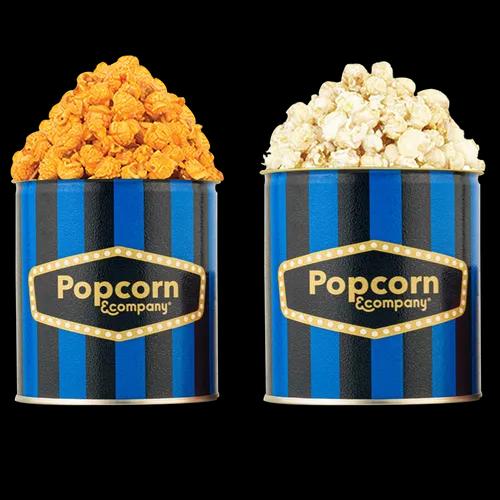 Popcorn & Company Festive Gift Combo- 190 Gm (Hazelnut Popcorn -130 Gm & Cheddar Cheese Popcorn -60 Gm)