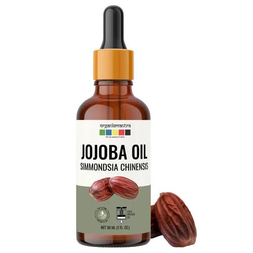 Organix Mantra Jojoba Oil,100% Pure, Natural & Cold Pressed Organic Oil, 30ML