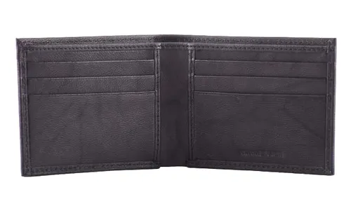 Talia Montana Slimfold Leather Wallet - Black