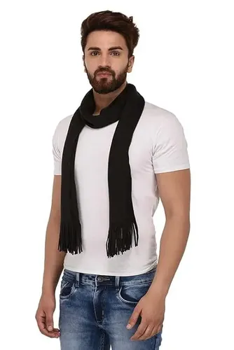 YOUTH ROBE - Premium Brand Mens Fine Wool Reversible Muffler, Soft and Warm Design 1