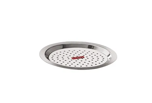 HAZEL Stainless Steel Cover Lid with Hole Chiba Ciba For Topes Pots, 16.8 cm, Silver