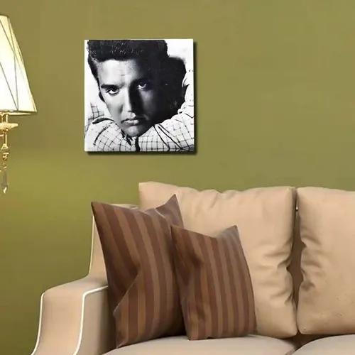 Kookee Canvas Modern Wall , Elvis Presley Painting for Home Living Room, Bedroom, Office Decor Ready to Hang (20cmx20cm) (F1-595118-4-E)