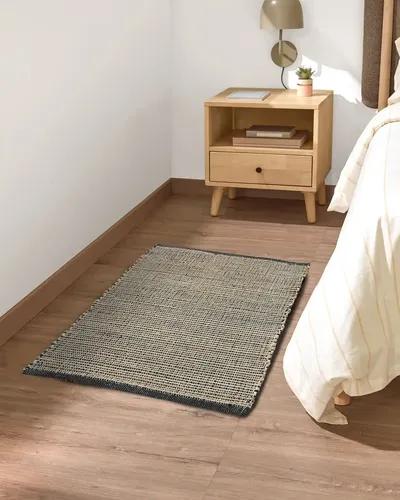 THE HOME TALK Natural Handcrafted Jute Rug 60X90 CM|Traditional Carpet For Living Room,Kitchen,Entryway,Bedroom,Dining Room|Rustic Bohemian Decor|Durable,Sustainable,Anti-Skid Carpets for Centre Table