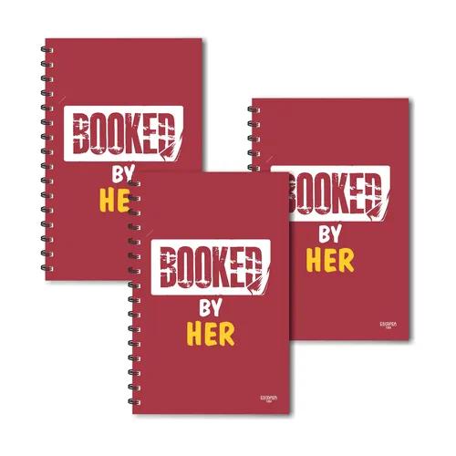 Booked By Her Designer Ruled Diaries - Pack Of 3