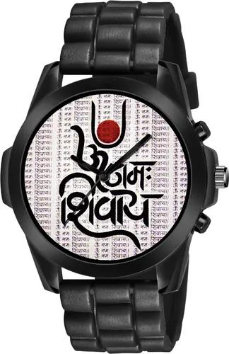 Shiva New Silicon Strap Analog Watch For Men