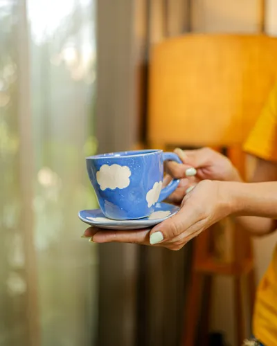 Cloud Cup & Saucer Pack of 2