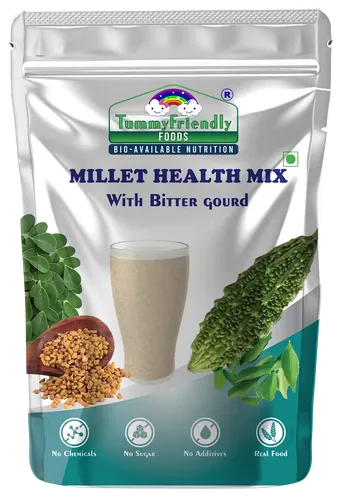 Tummyfriendly Foods Organic Millet Health Mix With Bitter Gourd, Methi Seeds, Moringa Leaves 800 G