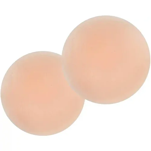 H HANUMANT ENTERPRISE Ultra-Thin Silicone Nipple Covers, 2022 Upgraded, Women's Reusable Adhesive Invisible Breast Pasties Petals Nippleless Covers Round - 1 Pc