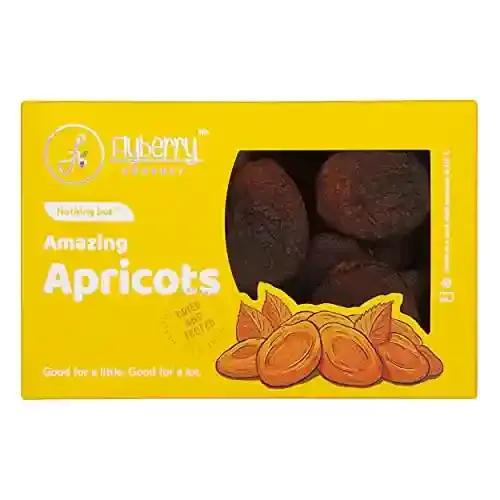 Flyberry Gourmet Unsulphured Apricots, 200g | Good for Heart, Eyes and Women Health