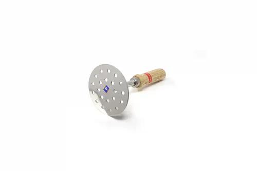 Hazel Stainless Steel Vegetable and Pav Bhaji Round Smasher Masher, Large