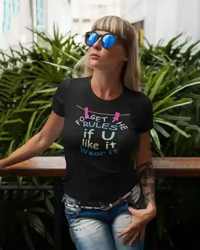 Fearless Female Unite: 'Forget the Rules' T-Shirt - S