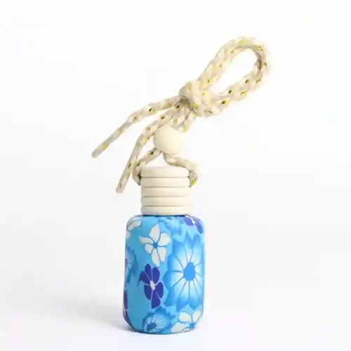 Sharvv Aroma Car Freshener Hanging with Fragrance/Long Lasting Good Smell Essential Oils Bottle with Wooden Lid/Elevate your cars interior with our car perfumes(10ml)