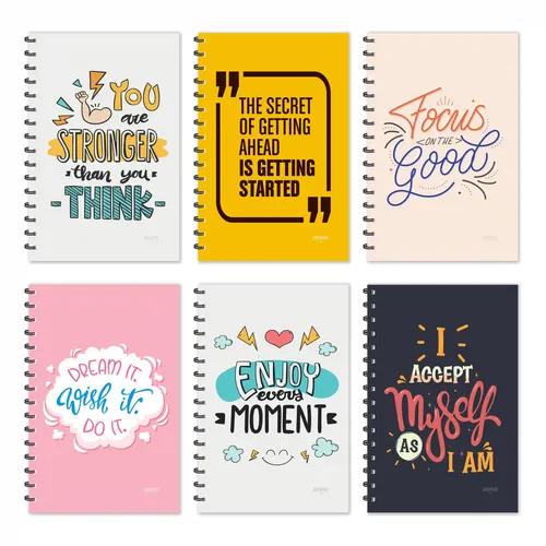 Stronger Motivational Diaries - Jumbo (Pack of 6)