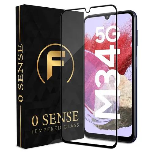 FIRST MART Slim Tempered Glass Screen Protector Compatible for Samsung Galaxy M34 5G / Samsung F34 5G / Samsung A34 5G Edge to Edge Coverage and Easy Installation
