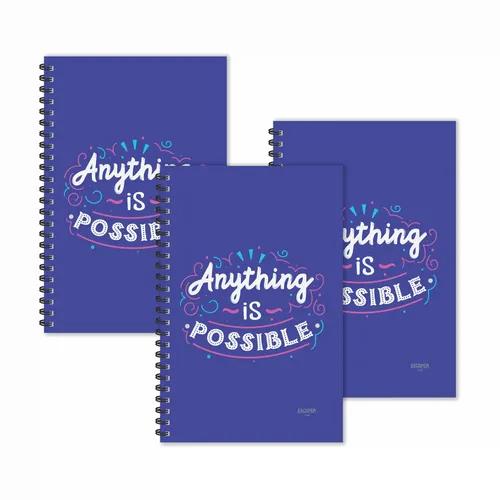 Anything Is Possible Motivational Diaries - Pack Of 3