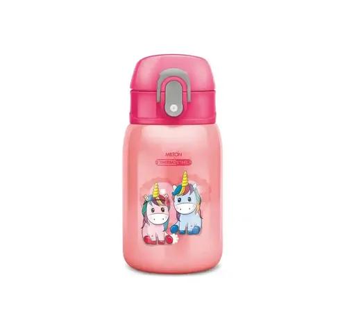 Milton Jolly Thermosteel Sipper Water Bottle (300 ml, Pink)