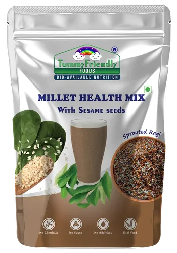 Tummyfriendly Foods Organic Millet Health Mix With Sesame Seeds And Curry Leaves 800 G