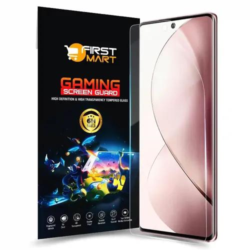 FIRST MART Screen Protector for Vivo V29 5G - Nano Fiber Unbreakable Membrane Case Friendly Full Edge to Edge Screen Coverage & Installation Kit (Gaming Clear)