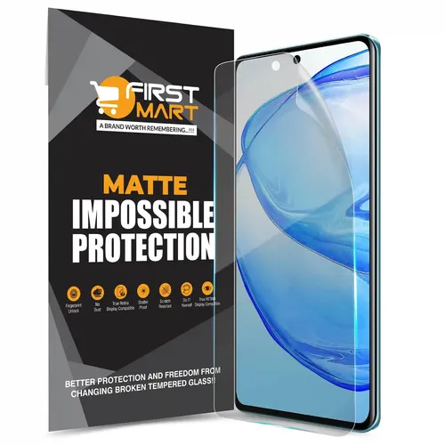 FIRST MART Screen Protector for Vivo V27 Pro 5G - Nanofiber Unbreakable Membrane Case Friendly Full Edge to Edge Screen Coverage & Installation Kit (Matte)