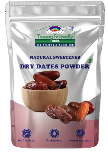 Tummyfriendly Foods Dry Dates Powder From Premium Arabian Dates |Kharek Powder Cereal (200 G)