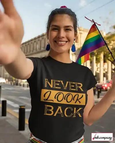 Never Look Back T-Shirt  For Women's - S