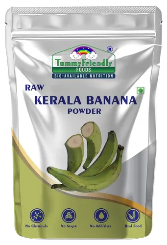 Tummyfriendly Foods Natural Raw Kerala Banana Powder | Raw Nendran Banana Powder | No Chemicals Cereal (200 G)