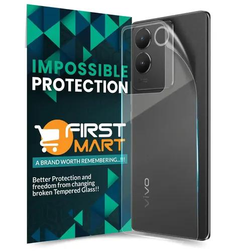 FIRST MART Screen Protector for Vivo T2 Pro 5G - Back Nano Fiber Unbreakable Membrane Case Friendly Full Edge to Edge Screen Coverage & Installation Kit (Crystal Clear)