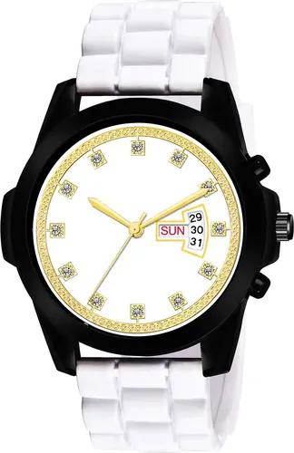 White Royal Analog Watch For Men