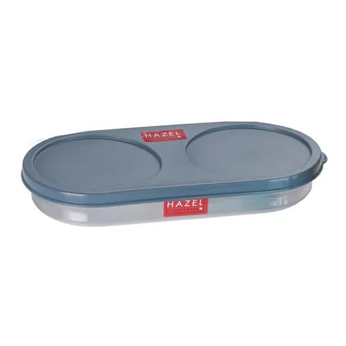 HAZEL Stainless Steel Oval Shape Container Roti box with Lid | Chapati Container for Tiffin Box & Kitchen | Chapati, Roti & Puri Dabba With Lid