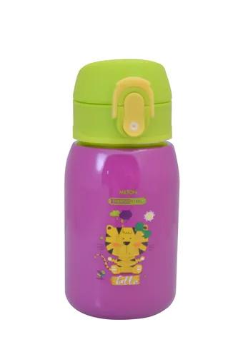 Milton Jolly 275 thermosteel kids Hot and Cold water bottle, 230 ml, Purple