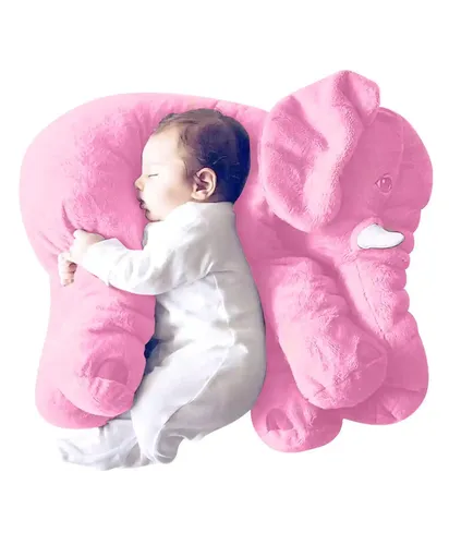 DEARJOY Big Fibre Filled Baby Pillow and Stuffed Animal Elephant Soft Toy of Plush Hugging Pillow Material for Kids Boy/Girl as Birthday Gift