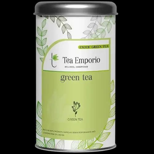 Exotic Green Tea- 50 Gm Tin Caddy
