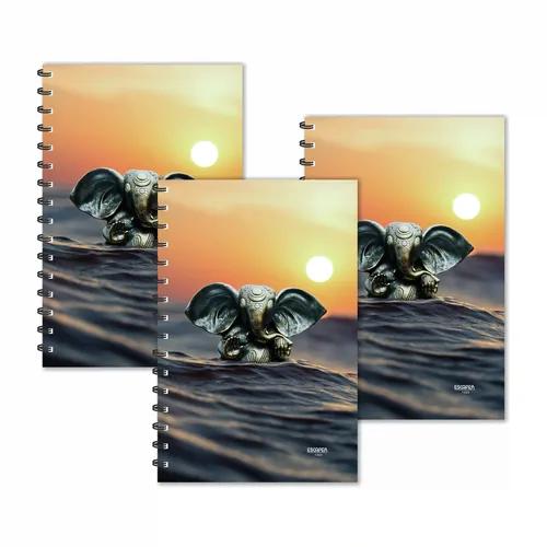 Ganesh In Sea Ruled Diaries - Pack Of 3