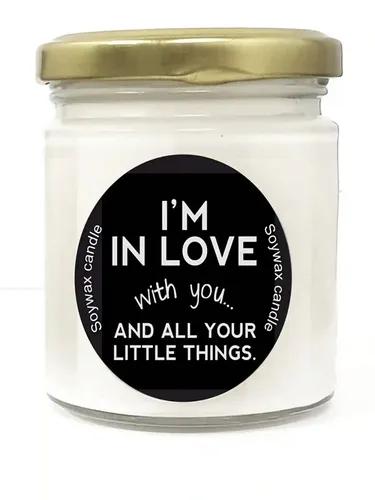 Pratha Naturals Scented Candle (I'M In Love)