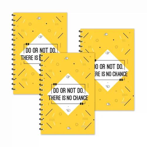 Do Or Not Domotivational Diaries - Pack Of 3