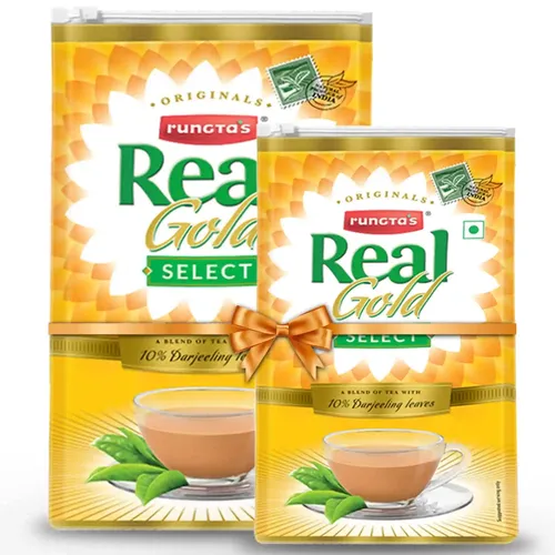 Rungtas Real Gold Select Tea Premium 1.5kg Pack | Strong blend of Darjeeling Ctc long leaves | Rich & Quality Kadak flavourful Chai