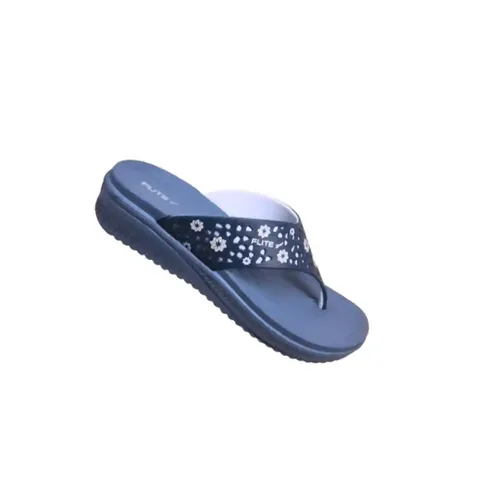 FLITE 469 Ladies Wedge  Eva Slippers Soft And Light Weight - Windward Blue - Size 06