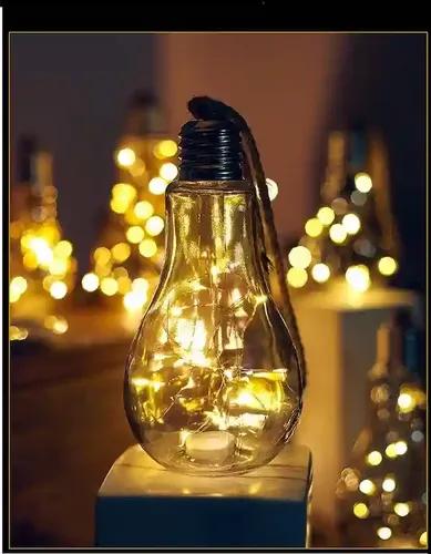 Kunya Hanging Fairy Bulb Decorative Battery Operated Rope Hanging Bulb with LED Fairy Lights for Indoor