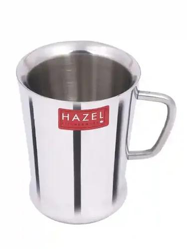 HAZEL Stainless Steel Tea/Coffee Big Spice Cup - 1 Piece, Silver, 200 ml