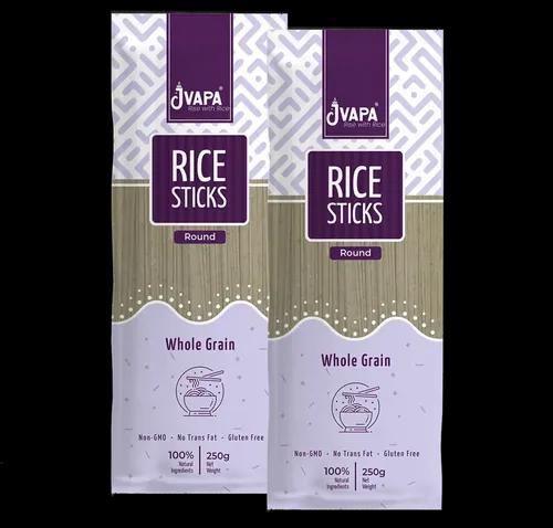 Jvapa Rice Sticks Noodles - Goodness of Healthy Beans (Red,Black,Mungbean,Soya & Sesame) | Round (2 x 250 gm)