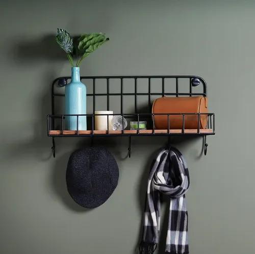 CASA DECOR Kitchen Utility Wall Rack Decorative Rack Organizer | Storage Rack for Living Room & Bedroom Display Rack for Storage