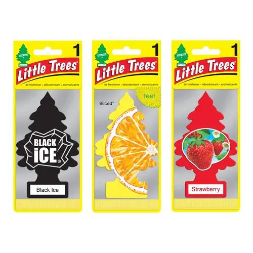 LITTLE TREES Black Ice|Sliced Air|Strawberry|Hanging Trees|Combo of 3