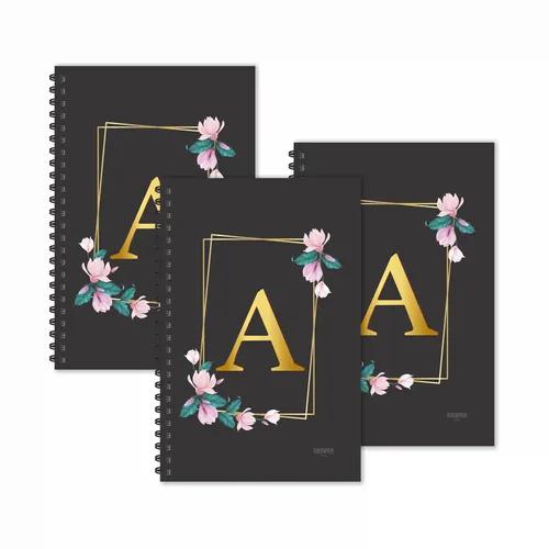 A Letter Ruled Diaries - Pack Of 3