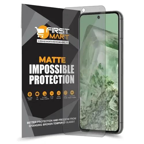 FIRST MART Screen Protector for Google pixel 8 5G - Impossible Fiber Case Friendly Screen Protection & Installation Kit (Matte)